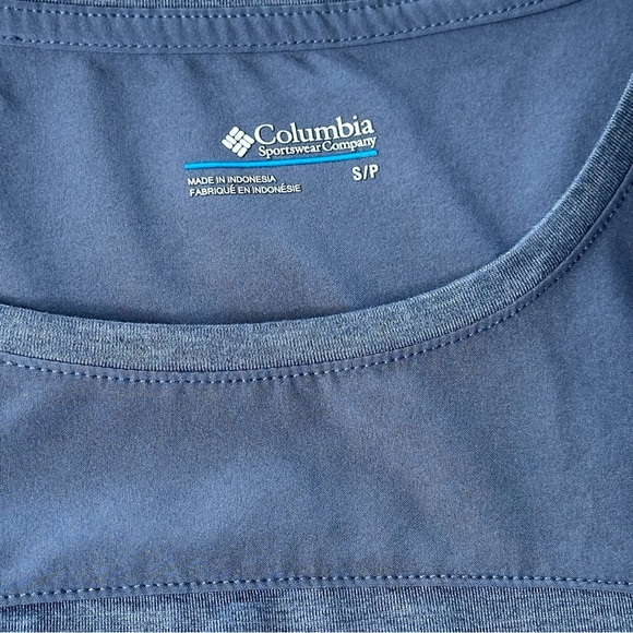 Columbia Womens Place to Place II Dress Size Small Blue Short Sleeve Lightweight - Picture 5 of 10